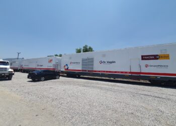 Llega a la estación del ferrocarril de Cd. Victoria el “Doctor Vagón”