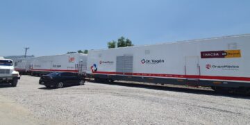 Llega a la estación del ferrocarril de Cd. Victoria el “Doctor Vagón”