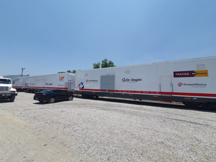 Llega a la estación del ferrocarril de Cd. Victoria el “Doctor Vagón”