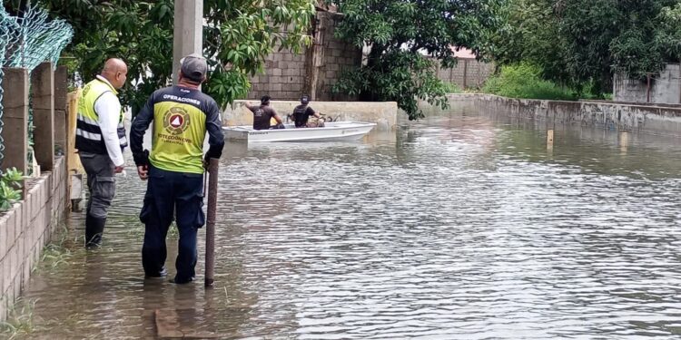 Apoya PC a población afectada por las lluvias en zona sur
