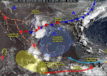 Prevén lluvias para este miércoles