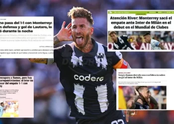 Gol de Ramos y empate de Rayados contra Inter da la vuelta al mundo