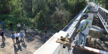 Tardará tres semanas más obra del puente peatonal “13 Bulevar” de Victoria