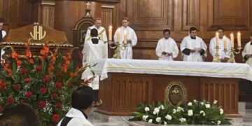 Representante del Papa en México oficia misa en Catedral de Cd. Victoria, Tamaulipas