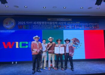 Ganan estudiantes tamaulipecos oro y Grand Prize en WICO 2025 en Corea del Sur