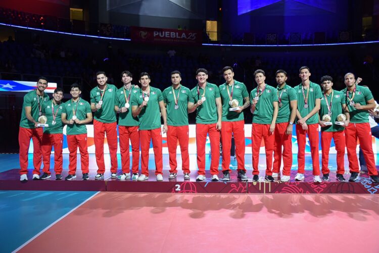 México gana plata en Final Four NORCECA 2025 en Puebla