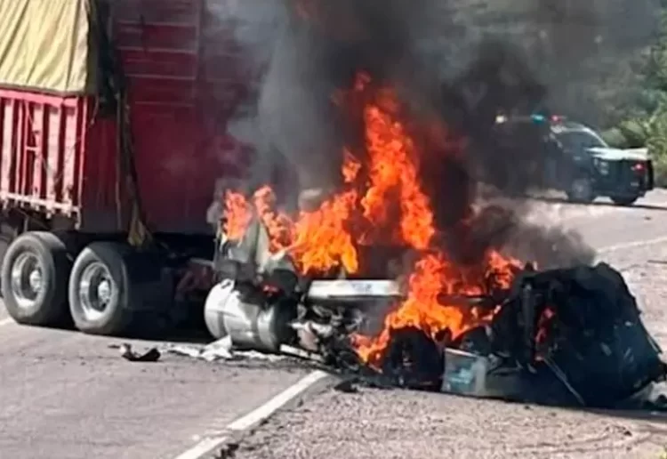 Tras intervención en narcocampamento, se desatan bloqueos y ataques en Aguascalientes