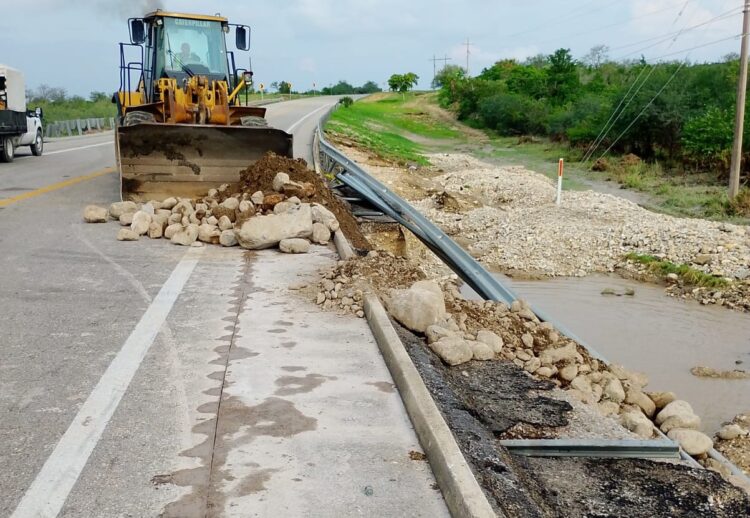 Inicia Gobierno de Tamaulipas reparación de carreteras y caminos afectados por lluvias