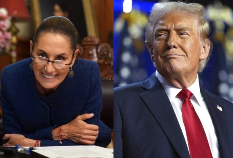 Sheinbaum y Trump acuerdan aplazar 90 días la entrada en vigor de aranceles