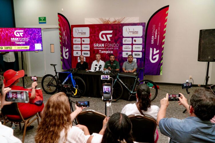 Presentan El Gran Fondo Tampico; el reto ciclista de 40, 60 y 120 km