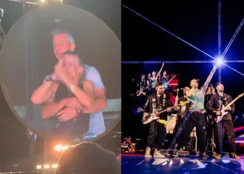 Coldplay exhibe infidelidad por error en concierto
