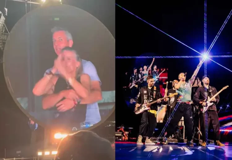 Coldplay exhibe infidelidad por error en concierto