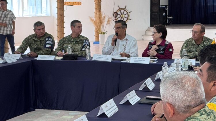 Reconoce la coordinadora nacional de PC el trabajo de prevención encabezado por gobernador en Tamaulipas