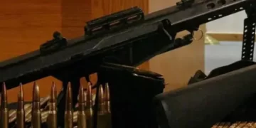 Caen 11 “Mayos” en Navolato, Sinaloa con fusil Barrett y ametralladora