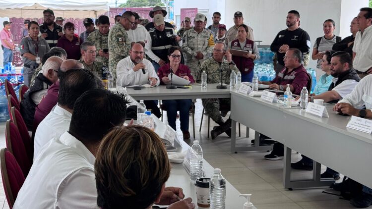 Inicia descenso de niveles de agua en la zona sur de Tamaulipas; refuerzan atención a población afectada