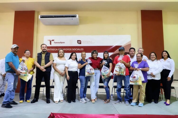 Llegan apoyos sociales a las comunidades de San Fernando, Tamaulipas