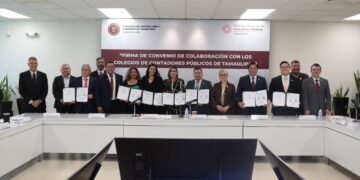 Congreso firma convenio de colaboración con Colegios de Contadores Públicos del Estado