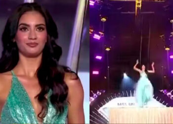Sufre caída concursante de Miss Latina Universo