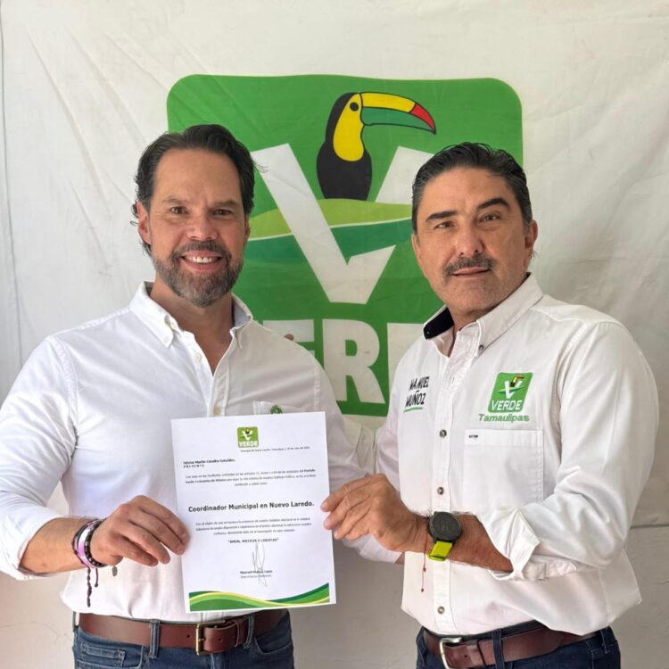 Nombran a coordinador del Partido Verde en Nuevo Laredo