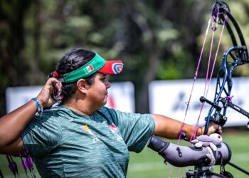 Maya Becerra roza récord en Copa del Mundo de Tiro con Arco