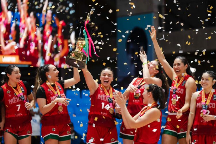 Selección femenil de México es campeona en COCABA 2025