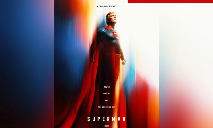 La Casa Blanca publica una imagen de Trump como ‘Superman’