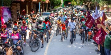 Participan 1500 jóvenes de Tamaulipas en Jornada Nacional Rodada por la Paz y Contra las Adicciones