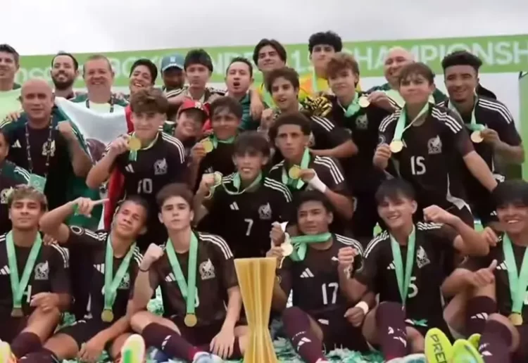 Selección Mexicana Sub-15 conquista el Campeonato de Concacaf