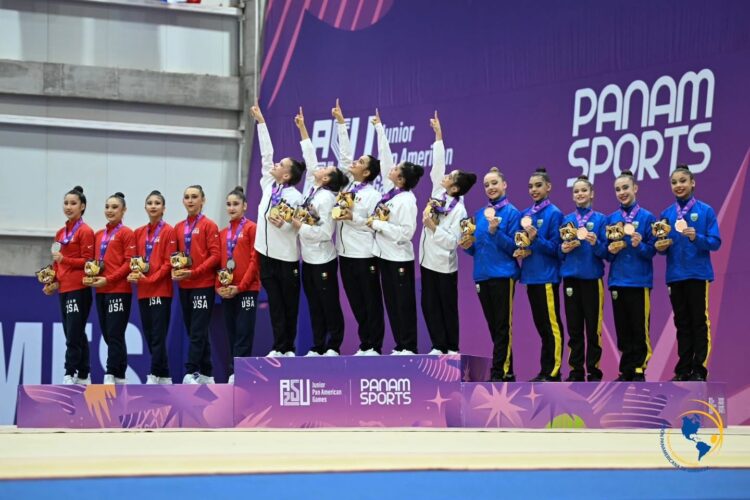 Doble medalla de oro y una plata para gimnastas tamaulipecas en Juegos Panamericanos