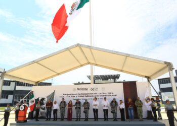 Inaugura Américo Villarreal instalaciones de la Guardia Nacional en Ciudad Mier para reforzar seguridad 