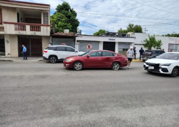 Fuerte choque en crucero 13 Olivia Ramírez deja 4 heridos en Cd. Victoria