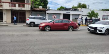 Fuerte choque en crucero 13 Olivia Ramírez deja 4 heridos en Cd. Victoria