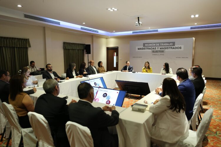 Magistrados y magistradas electos inician trabajos para la transición del Poder Judicial de Tamaulipas