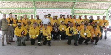 Capacitan a los brigadistas forestales de la SEDUMA