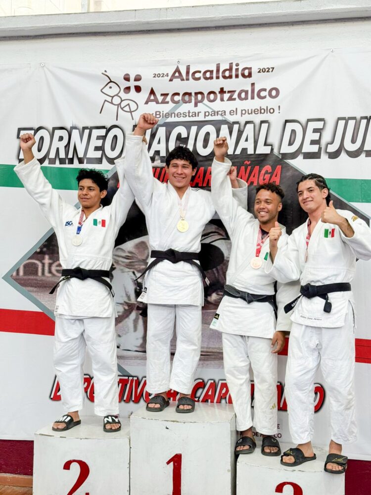 Alumno de la UAT José Alfredo Quintá conquista oro en torneo nacional de judo
