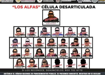 Caen 27 integrantes del grupo criminal Los Alfas; operaban en Toluca