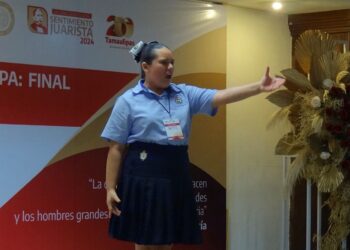 Representará estudiante tamaulipeca Vaania Ocejo a México en el XI Concurso de Oradores en Perú