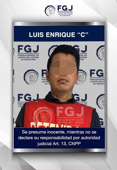 Capturan a Luis Enrique “C” por homicidio calificado en Río Bravo en 2020