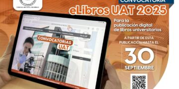 Lanza la UAT convocatoria para la publicación de libros digitales