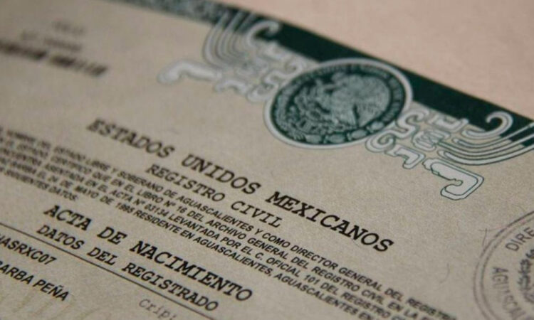 ¿Cómo cambió la página para tramitar el acta de nacimiento?