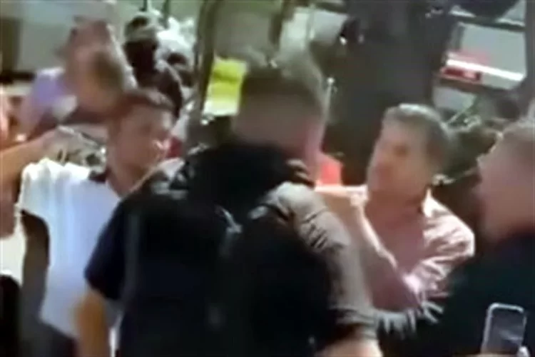 Alcalde de Uruapan golpea a policías de la Guardia Civil en operativo