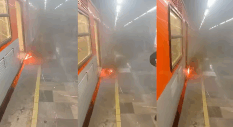 Incendio en el Metro CDMX provoca retrasos en la Línea 7
