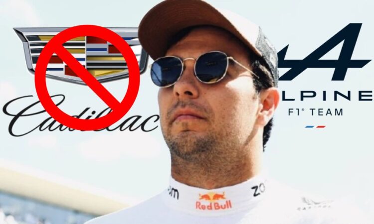 El fallido plan de Alpine para arrebatarle a Cadillac a Checo Pérez y Bottas