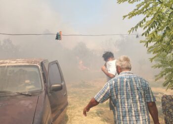Incendio pone en riesgo a los habitantes de fraccionamiento