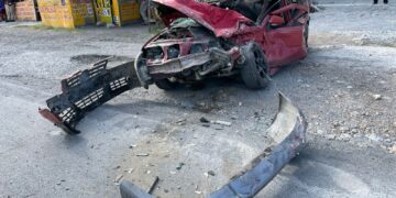 Seis heridos en fuerte choque en Av. de La Unidad de Cd. Victoria