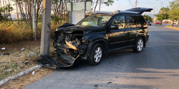 Estudiante herida en accidente