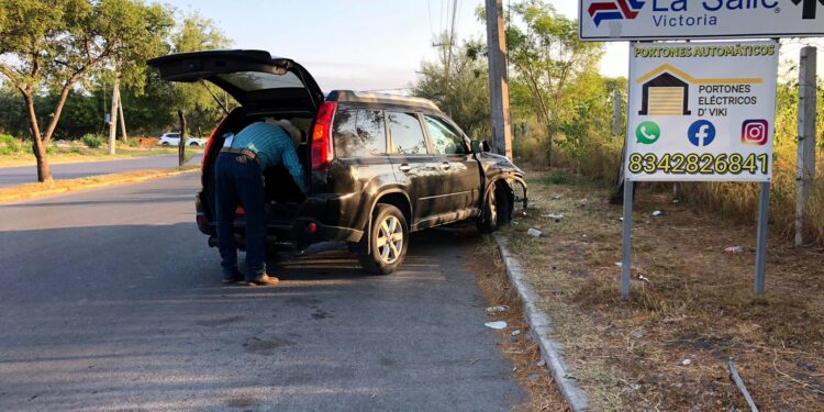 Estudiante herida en accidente