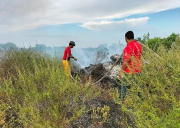Detienen a pirómano en el relleno sanitario