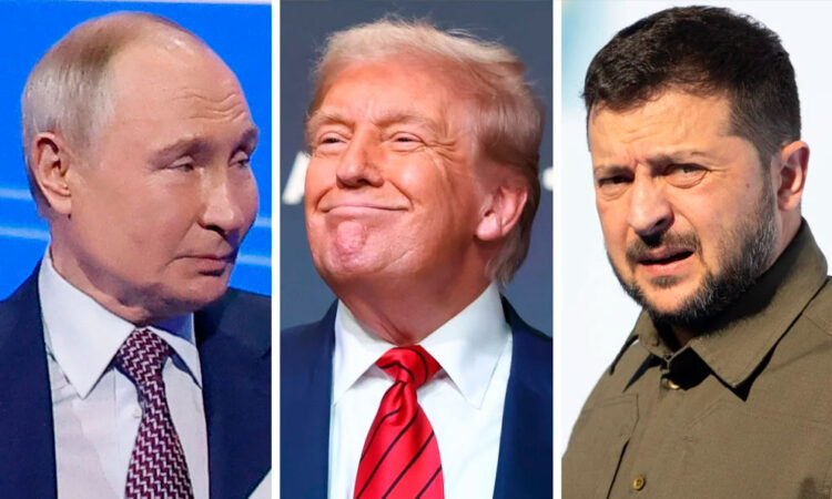 Trump quiere sentar a Putin y Zelenski