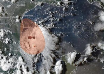 Se forma posible tormenta en el Golfo de México